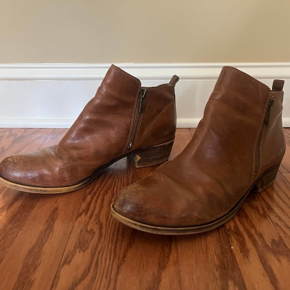 Lucky Brand Booties Leather Size 10 - Picture 3 of 9
